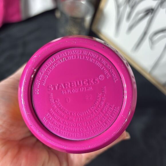 Starbucks x Tim singleton metallic psychedelic colorful tumbler 16oz - Picture 6 of 6